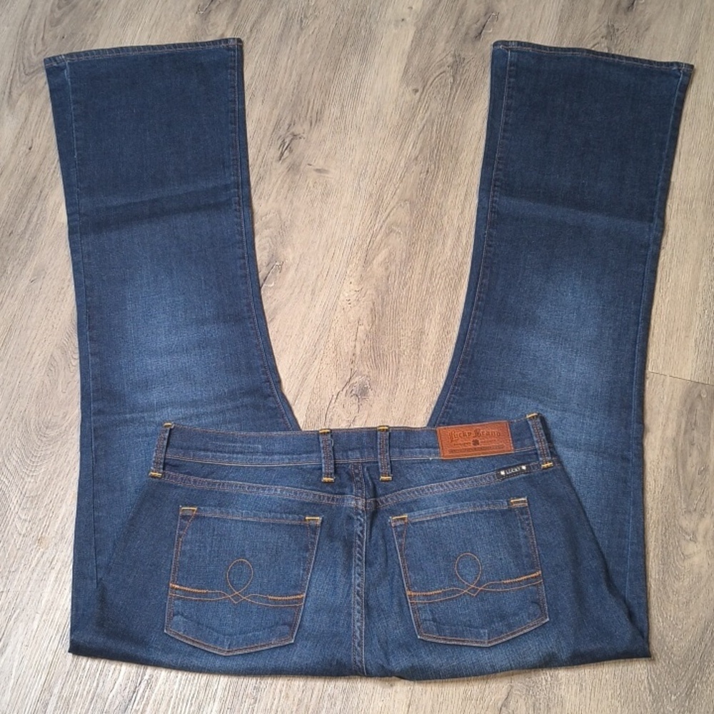 Mid Rise Sofia Bootcut w/32" Inseam Lucky Jeans Size 12 - Picture 3 of 10